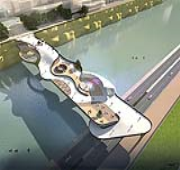 طراحی پل پیاده رویی با رویکرد بازآفرینی فضای شهری در دو سمت رودخانه
